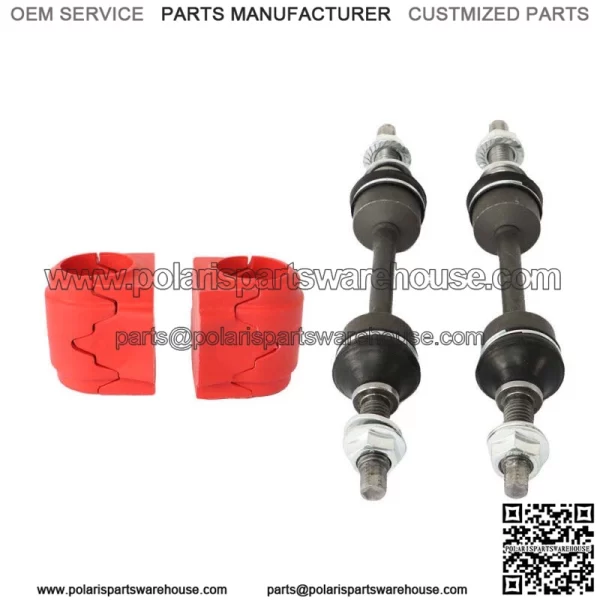 For 2009-2014 Ford F-150 4X4 4WD 4PCS Front Sway Bar Links & Bushings - Image 3