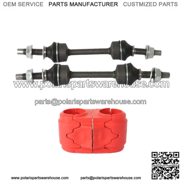 For 2009-2014 Ford F-150 4X4 4WD 4PCS Front Sway Bar Links & Bushings - Image 4
