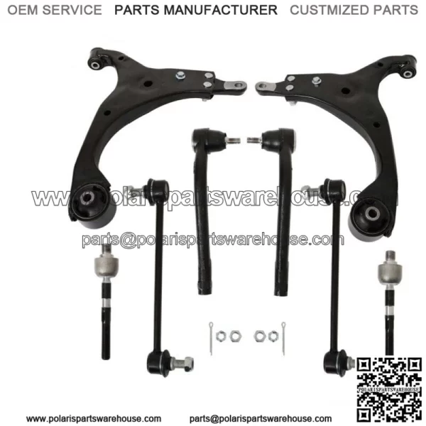 For 2007-2012 Hyundai Elantra 2.0L Front Lower Control Arms+Tierods Sway Bars