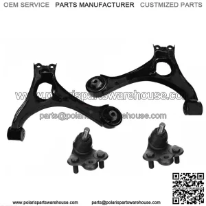 For 2006-2011 Acura CSX 2.0L Front Lower Control Arm Set Ball Joints Black 4pc