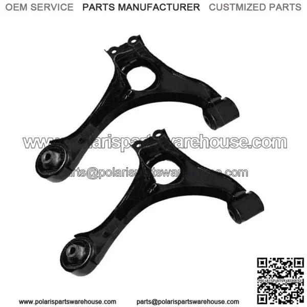 For 2006-2011 Acura CSX 2.0L Front Lower Control Arm Set Ball Joints Black 4pc - Image 3