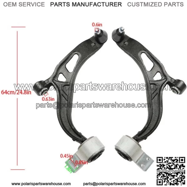 For 2011-2019 Ford Explorer 3.5L 3.7L Front Lower Control Arm w/ Ball Joint Pair - Image 3