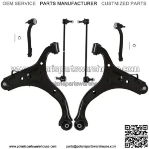 For 2010-2013 Hyundai Kia 3.5L Front Lower Control Arms Tierods Sway Bars Kit