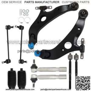 For 2004-2010 Toyota Sienna Front Lower Control Arm Ball Joint Sway Bar 10PCS