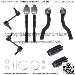 Front Sway Bar Link Tie Rod Kit for 2007-2014 Ford Edge Lincoln MKX 8pc