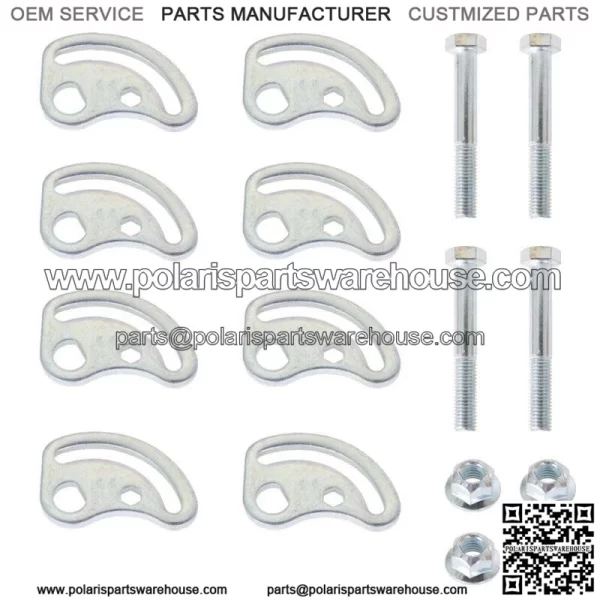 Pair Front Upper Control Arm Alignment Camber Bolt Kit LH Driver or RH Passenger