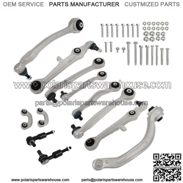 For 2000-2008 Audi A4 Quattro B6 B7 3.2L Front Upper & Lower Control Arms Kit