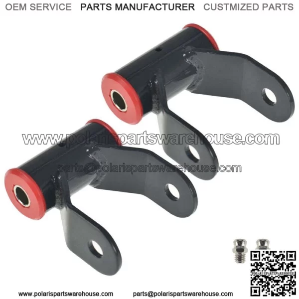2x For 2002-2008 Dodge Ram 1500 2WD Drop Shackle Lowering Shackles Leveling Kit - Image 4