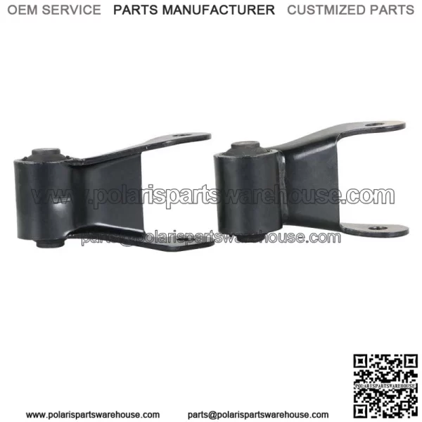 For 1988-1997 Chevy GMC K2500 Rearward Leaf Spring Shackle & Bracket Hanger Set - Image 5