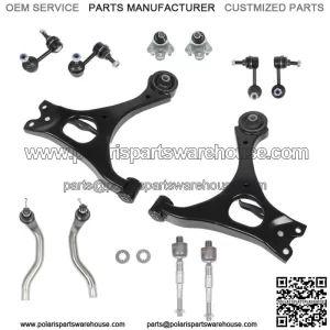 For Honda Civic 1.8L Control Arm Ball Joint Sway Bar TieRod Kit Non-Si Model 12X
