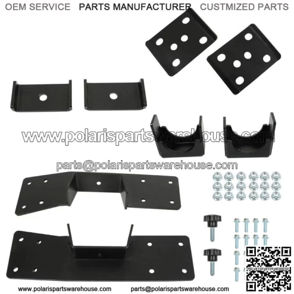 For 1999-2006 Silverado & Sierra 1500 6" Rear Axle Lowering C Notch & Flip Kit