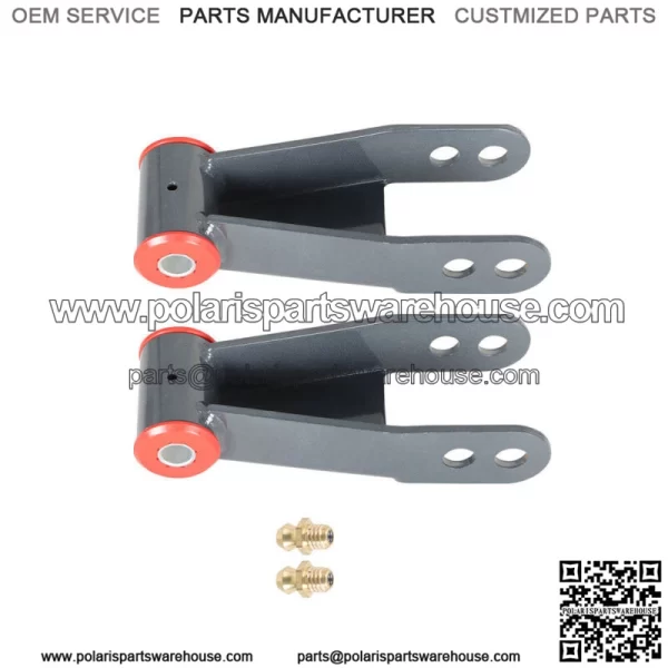 For 65-72 Ford F100 3.9L 5.0L 5.9L 6.4L 2" Rear Drop Shackle Lowering Kit - Image 2