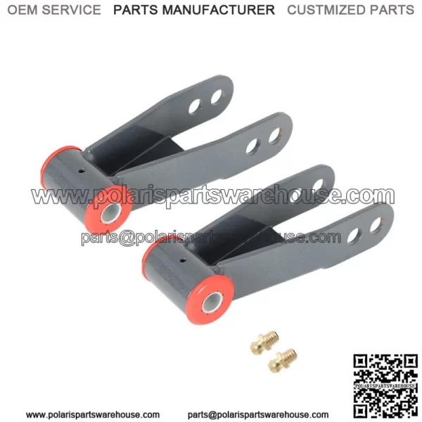 For 65-72 Ford F100 3.9L 5.0L 5.9L 6.4L 2" Rear Drop Shackle Lowering Kit - Image 3