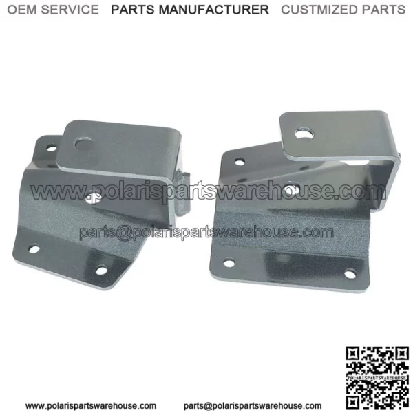 For 1999-06 Chevy Silverado &GMC Sierra 1500 4" Drop Kit Rear Shackles & Hangers - Image 3