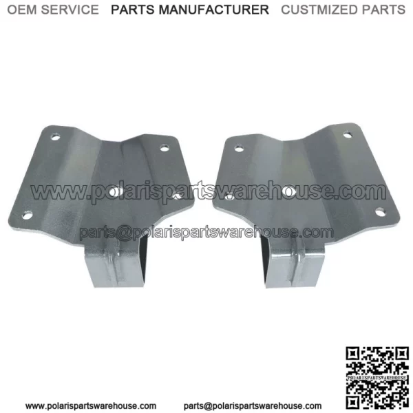 For 1999-06 Chevy Silverado &GMC Sierra 1500 4" Drop Kit Rear Shackles & Hangers - Image 4