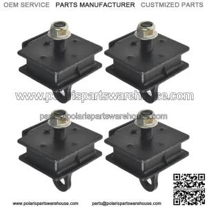 For 2004-2007 Yamaha  RHINO 660 BOTTOM & TOP ENGINE MOUNT RUBBER DAMPER KIT (Fits: Yamaha Rhino 660)
