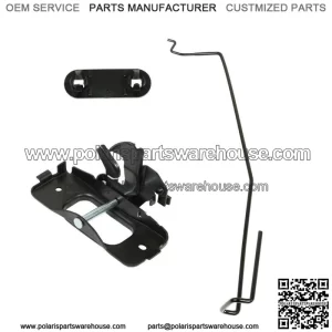 Hood Latch & Catch Striker & Rod & Safety Catch Kit For Dodge Ram 1500