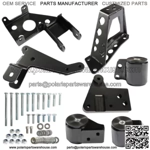 For Civic 92-95 Integra 94-01 K Series Swap K20 K24 62A Black Engine Swap Mounts
