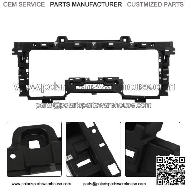 Front Grille Shutter Mounting Bracket Panel For 2016-2019 Chevrolet Silverado