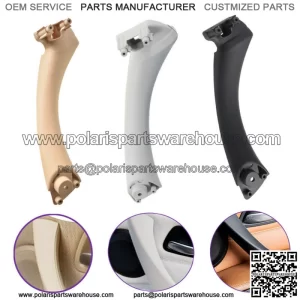 Inner Door Panel Handle Outer Pull Trim Cover For BMW E90 328i Right Side