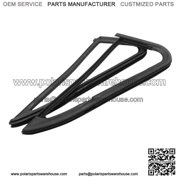 Front Vent Glass Window Weatherstrip Seals Set For 1981-91 Chevy Blazer - Image 4