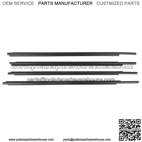 For Toyota Sequoia 2008 2009-2019 2020 4 PCS SET Door Belt Molding Weatherstrip - Image 5