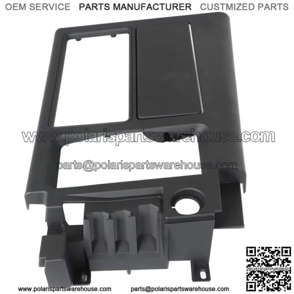 For 1994-1996 Corvette C4 6 Speed Manual Shift Plate Console Black Rubber