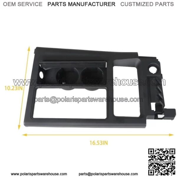 For 1994-1996 Corvette C4 6 Speed Manual Shift Plate Console Black Rubber - Image 4