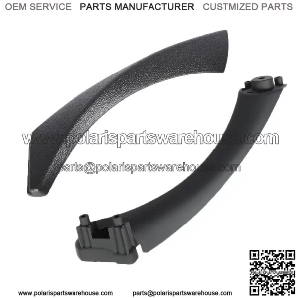Passenger Side Inner+Outer Door Panel Handle Pull Trim Cover For BMW E90 328i - Image 2