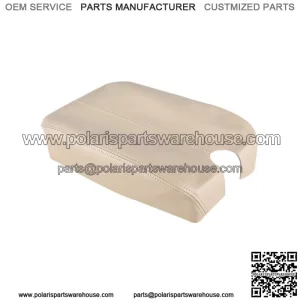 For Honda Accord 08-12 Beige Center Console Armrest Cover Leather Synthetic