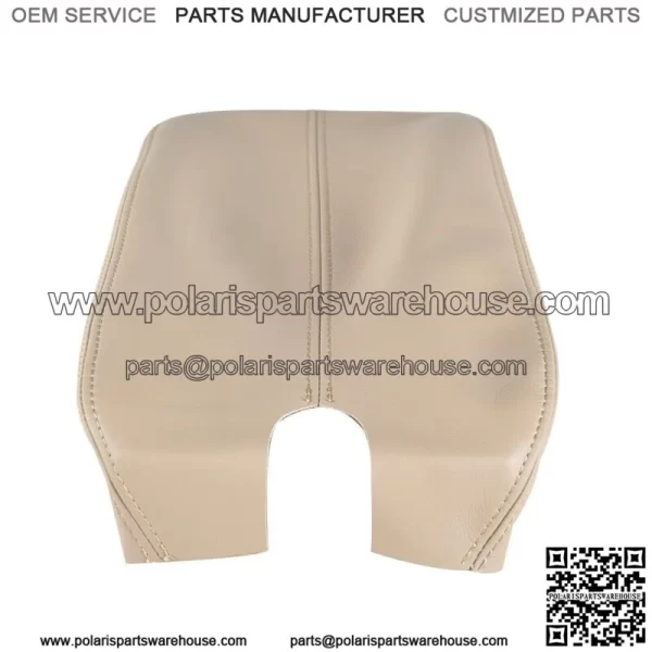 For Honda Accord 08-12 Beige Center Console Armrest Cover Leather Synthetic - Image 2