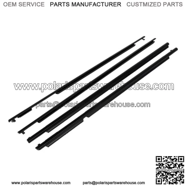 Car Outside Window Weatherstrip Seal Belt Moulding For Toyota 4Runner 10-21 BlK - Image 3