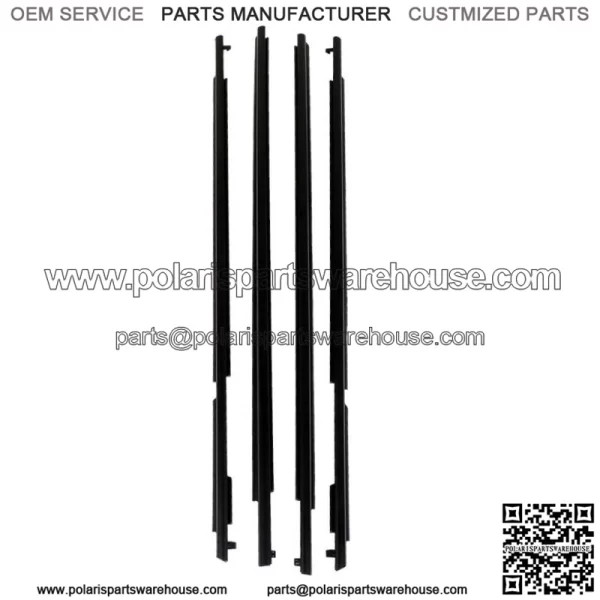 Car Outside Window Weatherstrip Seal Belt Moulding For Toyota 4Runner 10-21 BlK - Image 4