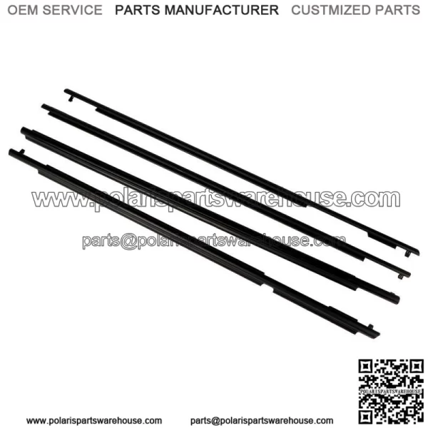 Car Outside Window Weatherstrip Seal Belt Moulding For Toyota 4Runner 10-21 BlK - Image 5