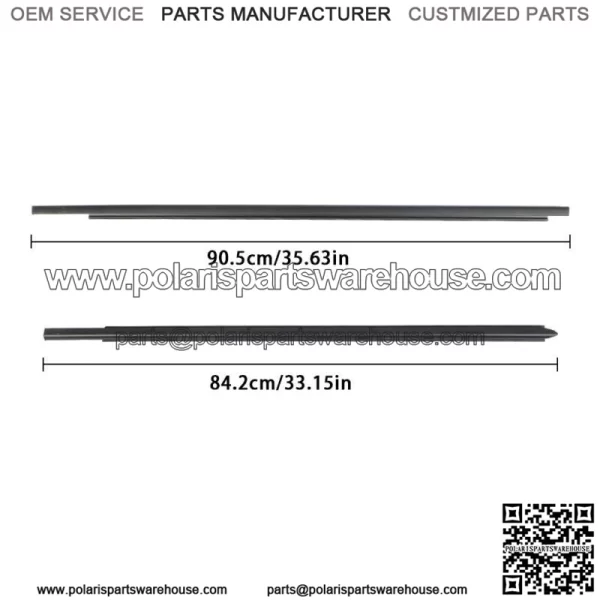 Outer Window Weatherstrip Belt For 2009 2020 2021 Ram 1500 2500 3500 4500 5500 - Image 3