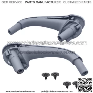Front Left+Right Interior Door Handles For Mercedes Benz W203 C-Class 03-07 Gray