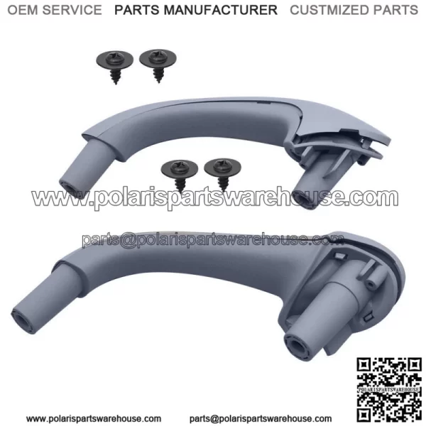 Front Left+Right Interior Door Handles For Mercedes Benz W203 C-Class 03-07 Gray - Image 4