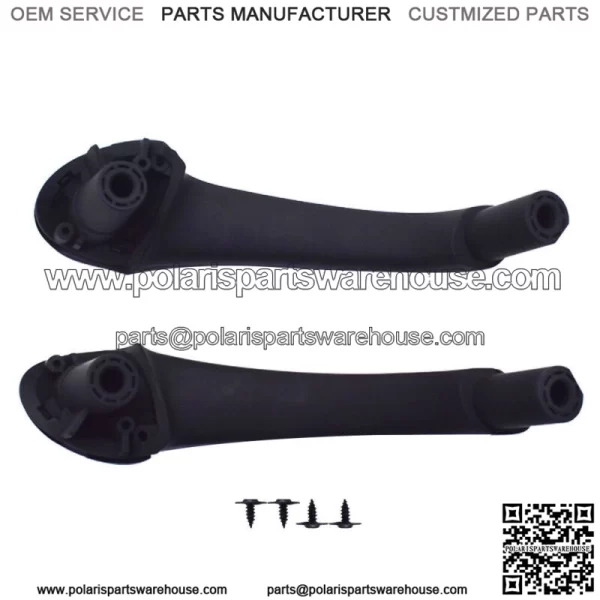 For Mercedes Benz W203 C-Class Front Left + Right Interior Door Handles Black - Image 2