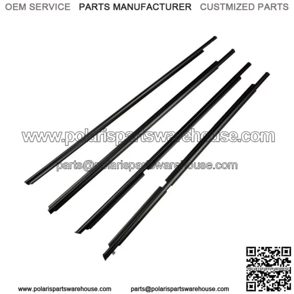 Car Outside Window Weatherstrip Seal Belt Moulding For Toyota 4Runner 2003-2009 - Image 5