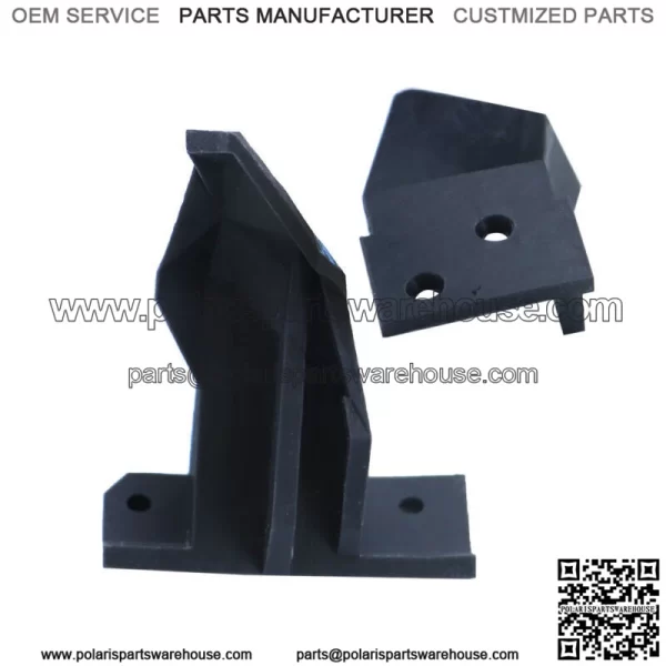 Black Right Passenger Door Panel Bracket Combo Pack For GMC Saab Isuzu 2002-2009