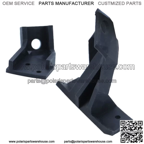 Black Right Passenger Door Panel Bracket Combo Pack For GMC Saab Isuzu 2002-2009 - Image 3