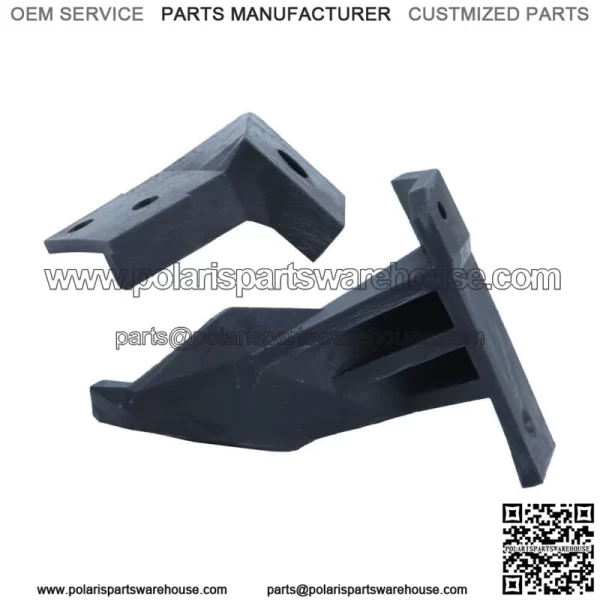 Black Right Passenger Door Panel Bracket Combo Pack For GMC Saab Isuzu 2002-2009 - Image 5