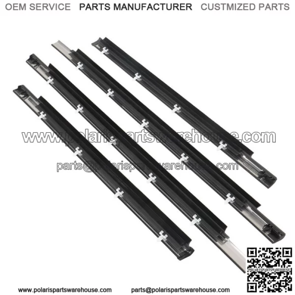 For 2001 2002 2003-2007 Sequioa 4PCS Set Door Belt Molding Weatherstrip - Image 2