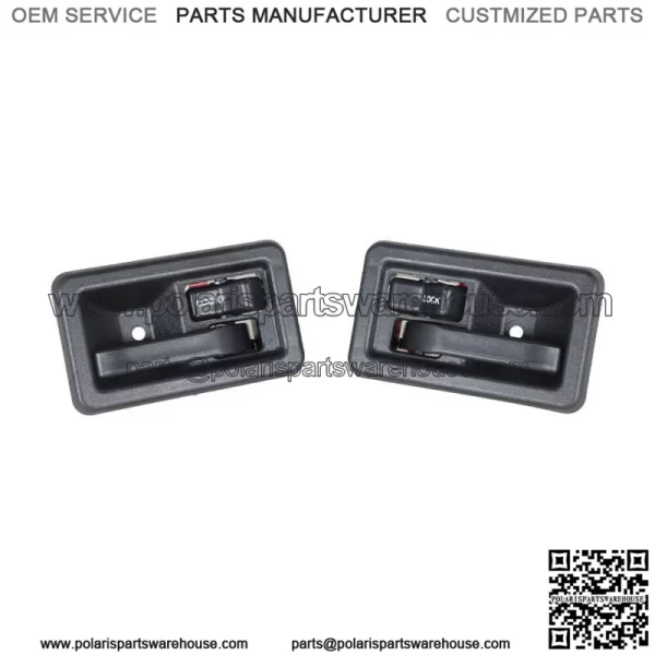 Pair Left+Right Side Interior Door Handles For 1987-2004 Jeep Wrangler YJ TJ - Image 2