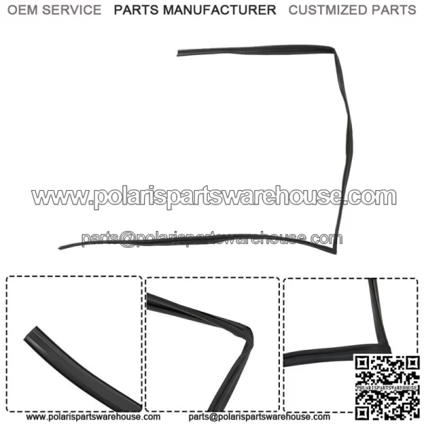 Door Glass Run For Toyota 91-97 Land Cruiser LX450 FJ80 FZJ80 Front Rear RH&LH - Image 2