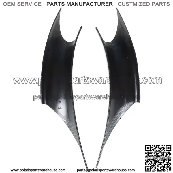 For BMW 3 4 F30 F35 2PCS Carbon Fiber Inside Inner Door Handle Cover Case Trim - Image 4