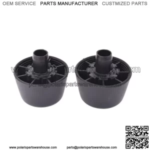For 07-18 Jeep Wrangler JK Body Black Rubber Bumper Cushion Hood Stoppers 2pcs