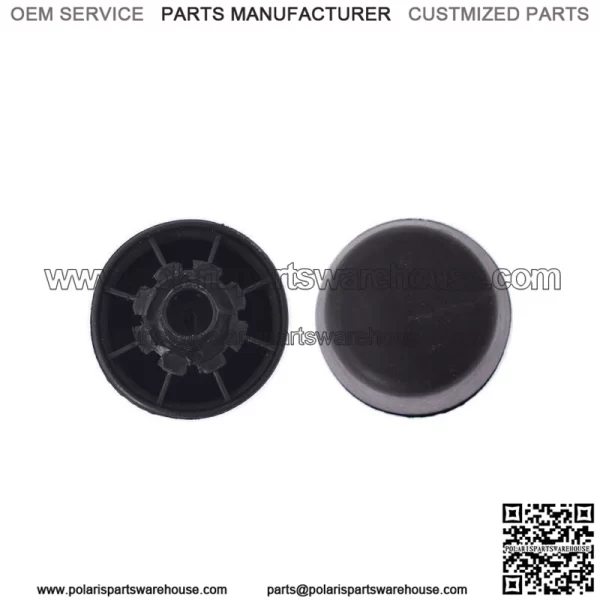 For 07-18 Jeep Wrangler JK Body Black Rubber Bumper Cushion Hood Stoppers 2pcs - Image 5