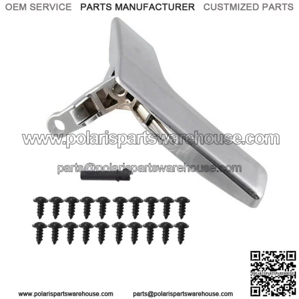 Inside Door Handle Chrome Left Side Front Driver Rear For W204 X204 Inner - Image 2