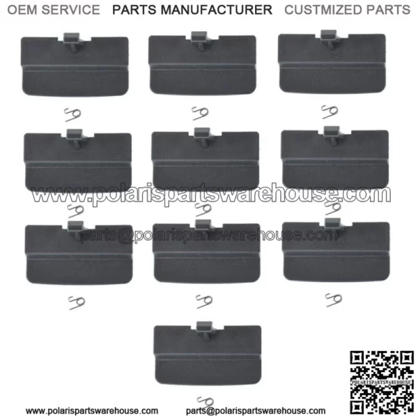 10Pieces Dark Gray Center Console Seat Lid Latch For 2010 2011-2018 Ford F-150